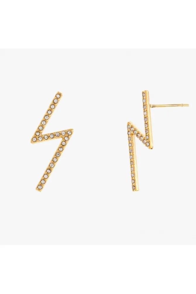 Pendientes rayo circonitas