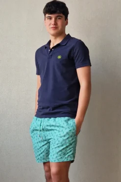 Polo de hombre azul marino