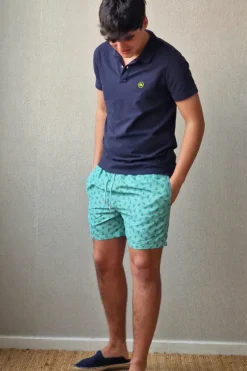 Polo de hombre azul marino