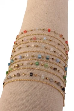 Pulsera ajustable de acero variada