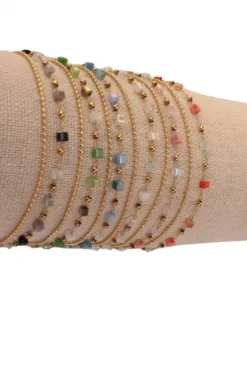 Pulsera ajustable de acero variada