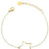 Pulsera de acero finita estrella