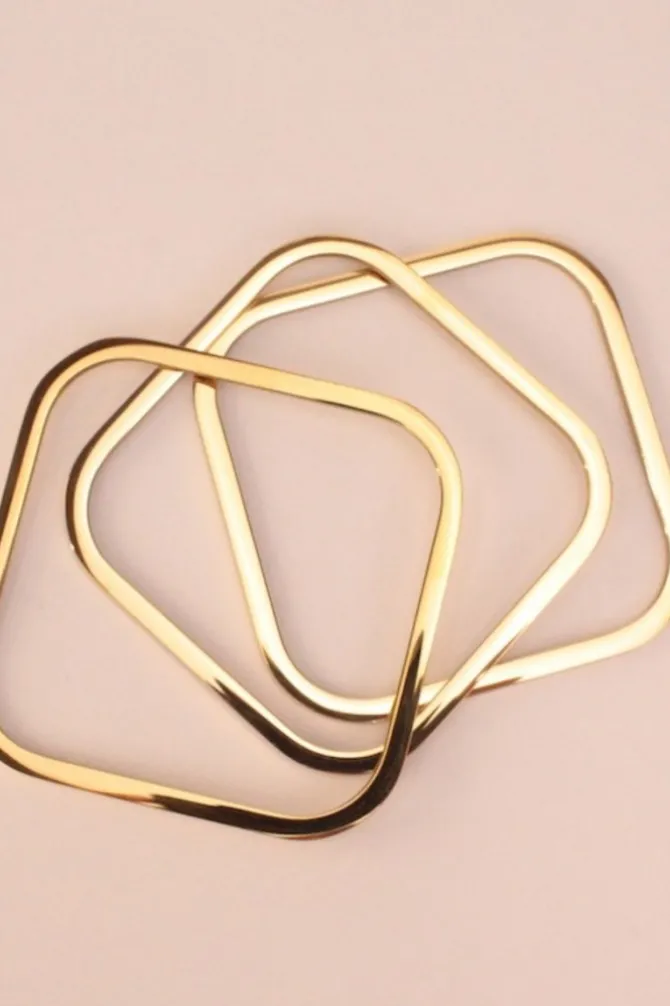 Pulsera x3 fina leo Dorado