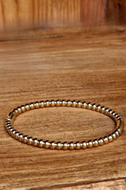 Pulseras bolitas de acero