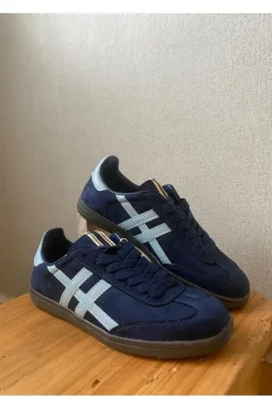 Sneakers azul tipo samba