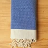Toalla unisex de playa azul diamant